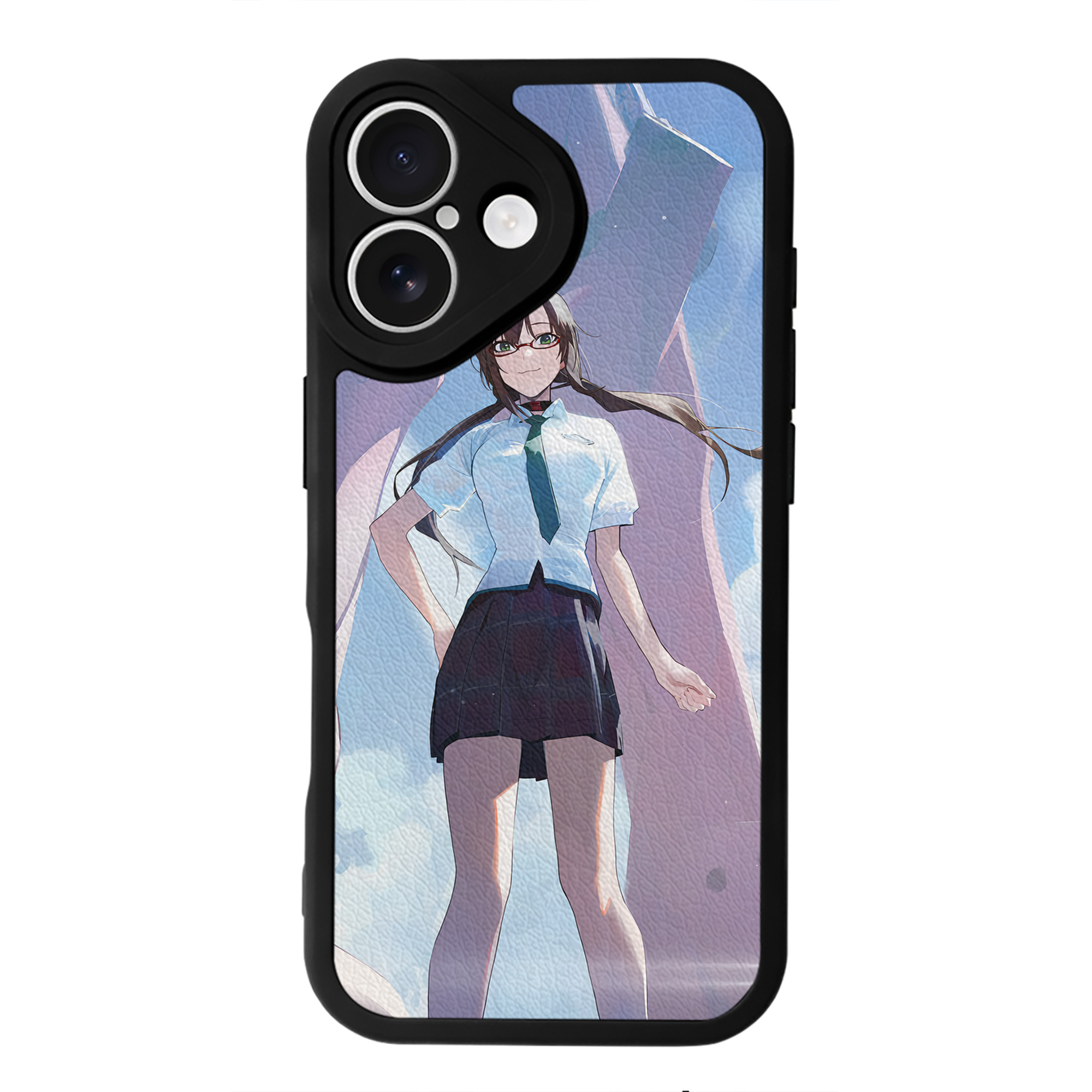 （画像用） EVA 新世紀エヴァンゲリオン 【iPhone 16シリーズ対応】シリコンスマホケース（レザー調） 材質：シリコン